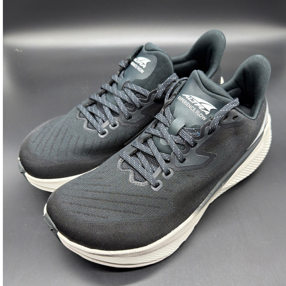 Altra Experience Flow Mens Running Shoes Black White AL0A85NV010 Size 8.5